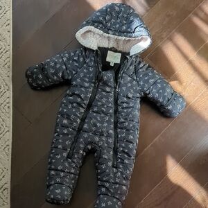 Jessica Simpson Snowflake Kids One Piece - Black